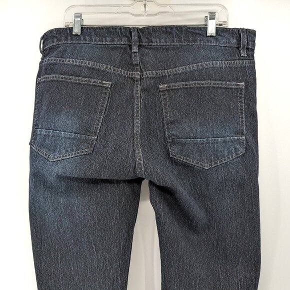 WXYZ Jeans Men's 36x32 (36x29.5) Nomad Slim Fit Black Pockets Zip Button‎ - Picture 10 of 16